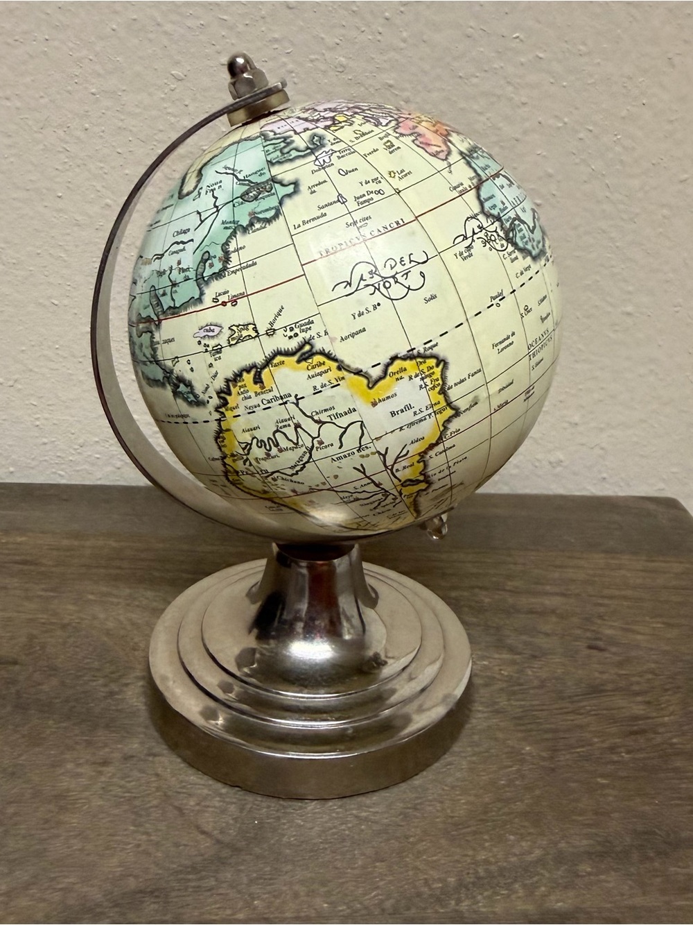 Decorative Vintage Style Table Globe